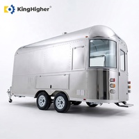 Remorque alimentaire personnalisée, camion de restauration commercial avec équipement de cuisine complet, service de traiteur mobile, remorque à crème glacée