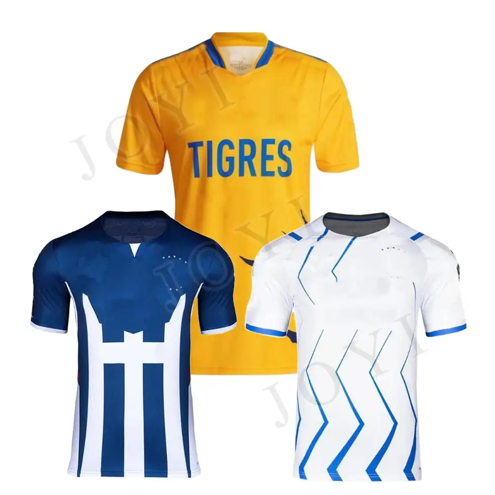 Camiseta de equipo de fútbol de Tailandia, sublimación, venta al por mayor, equipos de equipos personalizados de México