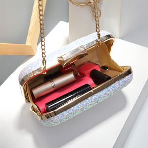 <span class=keywords><strong>Elegante</strong></span> Borsa a Tracolla con Catena in Stile Coreano, <span class=keywords><strong>Pochette</strong></span> da Sera per Signore - Product Image 6