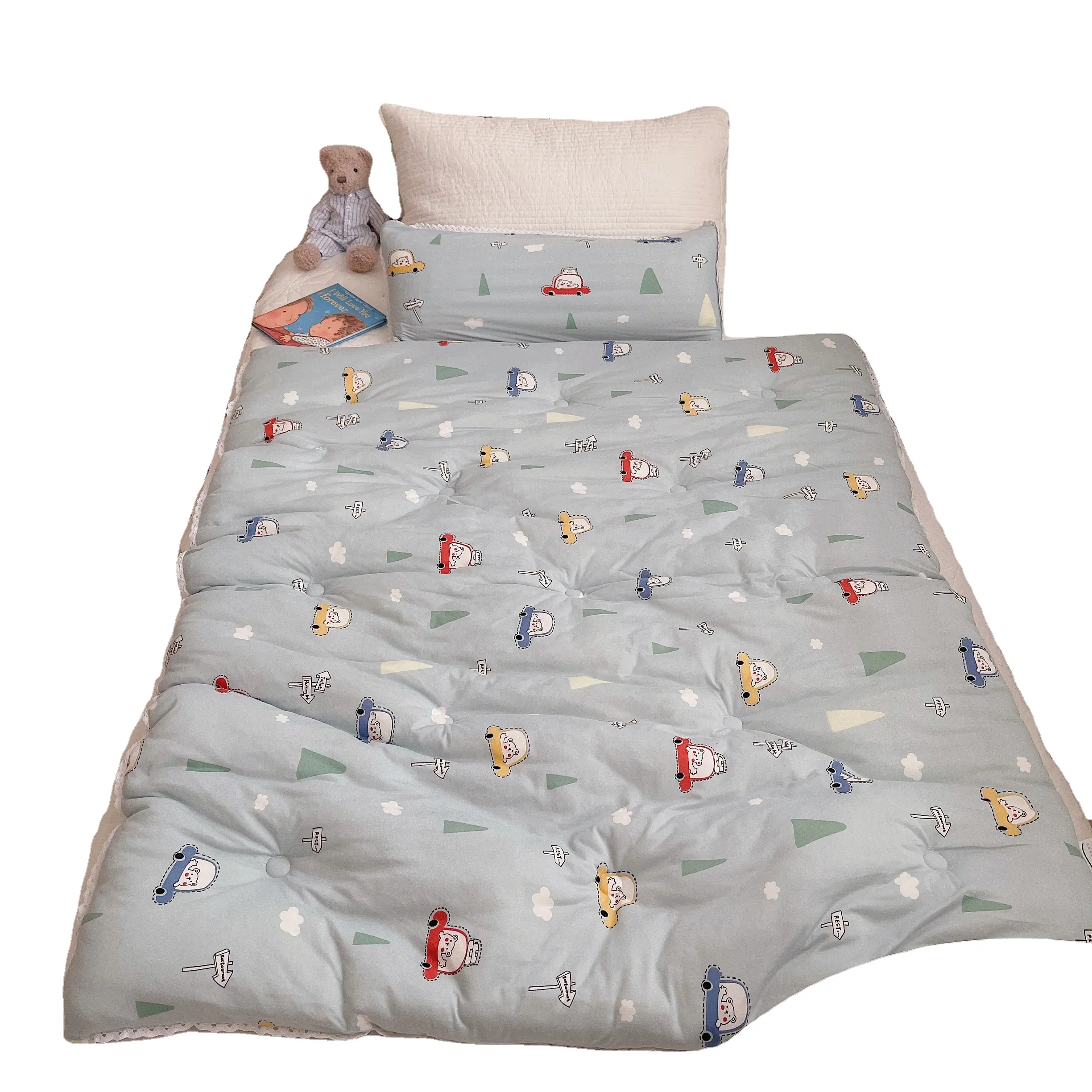 उच्च गुणवत्ता वाले बच्चे रजाई लक्जरी बच्चों के कार्टून बिस्तर सेट