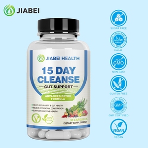 健康補助食品カプセル 15日間クレンズ 腸内健康補助食品 大人用 腸内洗浄と解毒 卸売ビタミン - Product Image 3