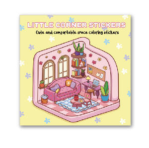 Feuille de stickers à colorier pour enfants, plus de 30 personnages d'animaux mignons, designs faciles et simples, à dessiner - Product Image 1