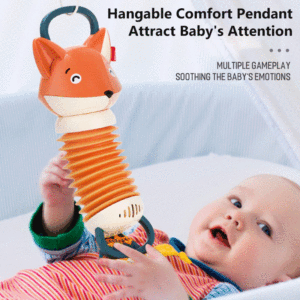 Jouet accordéon musical sensoriel extensible pour bébé de 0 à 36 mois, à suspendre au berceau ou à la poussette, cadeau d'éveil précoce - Product Image 3