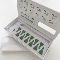 Boîte-cadeau magnétique en forme de livre Tuteng OEM avec recharges, ensemble d'emballage de stylo applicateur de papeterie d'affaires de luxe avec logo personnalisé