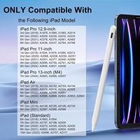 VONN Stylet métallique à rejet de paume pour tablette iPad 2018 + Stylet tactile capacitif rechargeable