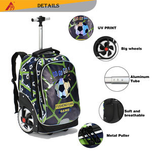 Mochila con ruedas <span class=keywords><strong>de</strong></span> moda con estilo deportivo informal, equipaje para estudiantes, mochila escolar, <span class=keywords><strong>Maleta</strong></span> <span class=keywords><strong>de</strong></span> viaje <span class=keywords><strong>de</strong></span> negocios para atletas - Product Image 4