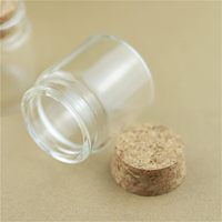 Mini bouteille en verre d'épices de cuisine à bougie pour cadeaux de mariage avec couvercle en liège LOGO/étiquette personnalisée 1.7oz