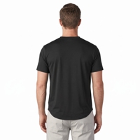 T-shirt à col rond, coupe classique, décontracté, basique, pour tous les jours, design OEM, tissu élastique de haute qualité, logo personnalisé, t-shirt à manches courtes pour homme
