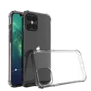 Funda de TPU suave para teléfono móvil, carcasa transparente para iPhone 13, 12, Mini, 11 Pro Max, 6, 7, 8, 5SE Plus, XSMAX, XS, XR, SE, 2020