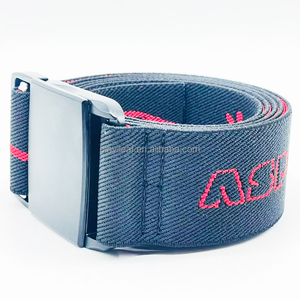 3.8CM Özel Logolu Polyester Kauçuk Kanvas Kumaş Dokuma Jakarlı Elastik Esnek Kemer Manyetik Tokalı Capeesh Kayak Kemeri Erkekler İçin - Product Image 4