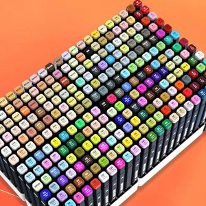 ปากกาเมจิกสีแอลกอฮอล์แบบถาวร Somagi 24/48/60/80/120/168 สี ปากกาหัวคู่ สำหรับงานศิลปะ - Product Image 1