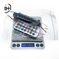 Modul Dekoder MP3 Bluetooth 5.0 DC 5V 12V, Pemutar Musik Mobil Nirkabel dengan USB, TF, AUX, Radio FM, Remote Control, dan Mic