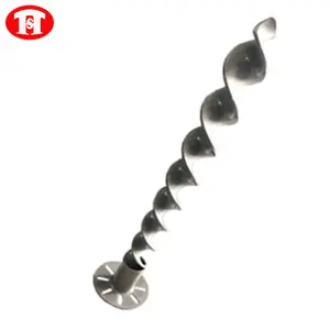 Steel Ground Anchor Weld Bolt For Solar Mounting System Steel Helical Screw Piles