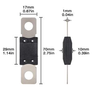 Предохранитель Littel 0298060 болт вниз автоматический предохранитель 60 А задержка времени 32 В 298 серии, мега-предохранитель 250А - Product Image 5