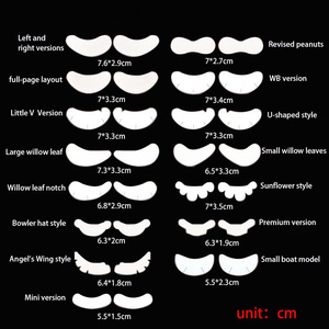Parches de Silicona <span class=keywords><strong>para</strong></span> Ojos con Queratina de Colores Lavables, Parches de Crema <span class=keywords><strong>para</strong></span> Ojos con Esencia <span class=keywords><strong>para</strong></span> Prevenir la Evaporación de Nutrientes - Product Image 2
