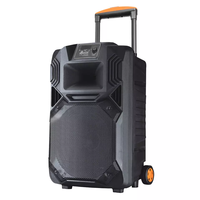 T Enceintes portables d'extérieur Enceintes stéréo sans fil Bluetooth Trolley Enceinte d'extérieur avec lumière Vente en gros