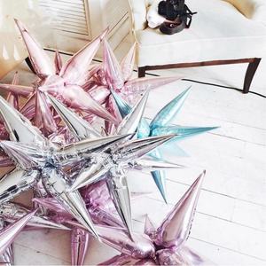 Wholesale 26/40 Inch Raindrop Cones Globos Exploding Explosive Star Ballons Helium Starburst Foil <b>Balloons</b> - Product Image 2