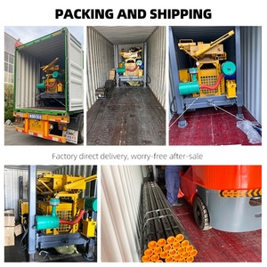 Machine de forage pneumatique à chenilles hydraulique Hengwang 600m 500m 400m 300m 200m 100m pour forage d'eau, alimentée par air - Product Image 6