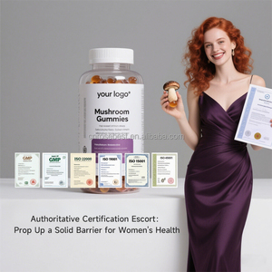 OEM/ODM Nootropic suplemen otak singa Mane Ashwagandha menghilangkan stres jamur Gummies - Product Image 6