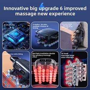 34-Kopf-Faszienpistole Ganzkörper-Muskelmassagegerät für Männer Heimgebrauch Multifunktionales Kraft-Entspannungswerkzeug - Product Image 4