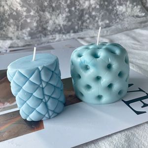 Cetakan Lilin Silikon Buatan Tangan Bentuk Geometri 9 Desain Harga Pabrik Murah, Cetakan Lilin Sarang Lebah Silinder - Product Image 6