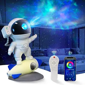 Astronauten-Sternlichtprojektor mit Bluetooth-Fernbedienung und Timer, Nebula Deckenlampe für Kinder und Erwachsene, Raumdekoration, Party, Geschenk