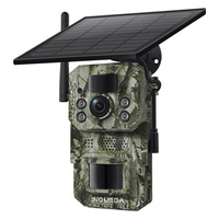 Caméra de chasse solaire 4G GPS ST-HC809 12MP avec détection de mouvement PIR, vision nocturne HD IR, IP66, stockage cloud