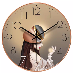 Bán buôn có thể in nhà hàng hóa đồng hồ treo tường trang trí đồng hồ treo tường <span class=keywords><strong>Handmade</strong></span> Đồng hồ treo tường - Product Image 5