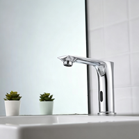 Robinet de lavabo automatique sans contact à détecteur de mouvement pour salle de bain