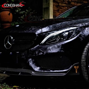 Ghost Vinyl Camo 1.52*18M PVC <span class=keywords><strong>Film</strong></span> 3D Pattern Shadow Black Wrap <span class=keywords><strong>Film</strong></span> Car per Car Wrap Vinyl - Product Image 5