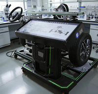Banco de entrenamiento para sistema de dirección asistida eléctrica (EPS) metálico de 12V CC para vehículos eléctricos puros