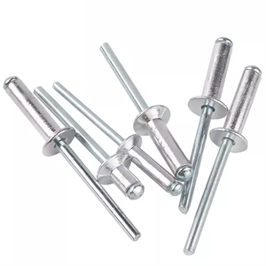 Rivets à tête plate galvanisés de haute qualité SS 304 solides ronds toutes les tailles <span class=keywords><strong>Pop</strong></span> aluminium Double rivets à noyau ouvert grand <span class=keywords><strong>Rivet</strong></span> à tête plate - Product Image 3