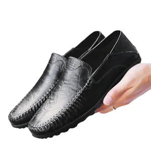 Spring New <strong>Men's</strong> Casual PU Leather <strong>Shoes</strong> <strong>Men's</strong> One Foot Soft-soled <strong>Shoes</strong> Business <strong>Shoes</strong> - Product Image 3