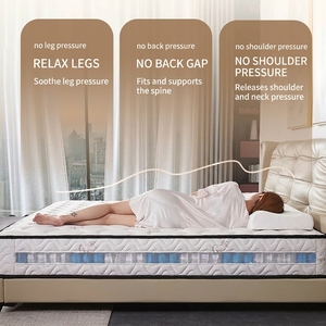 <span class=keywords><strong>Matelas</strong></span> <span class=keywords><strong>hybride</strong></span> à ressorts ensachés indépendants, épaisseur moyenne, durable, compressé sous vide et emballé en rouleau, pour usage domestique, gîtes et hôtels - Product Image 3