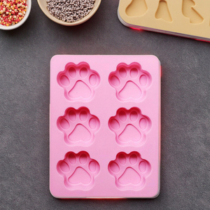 Khuôn chân mèo 6 khoang-Chảo bánh silicon cho món tráng miệng theo chủ đề đáng yêu - Product Image 6