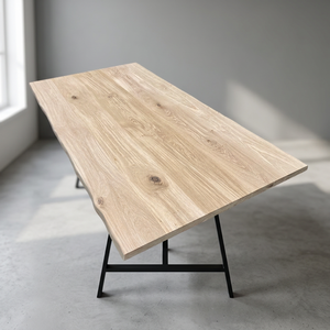 Tableros de Madera Maciza de Roble de 40 mm con Borde Natural o Acabado Cuadrado para Encimeras y Mesitas de Baño - Product Image 3