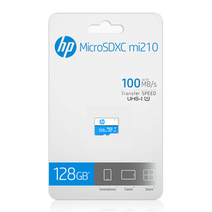 Nueva llegada, tarjeta de memoria TF HP 100% original de 128 GB U3 4K de alta velocidad, tarjeta de memoria C10 para cámara de 128 GB - Product Image 1