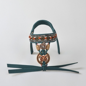 Empeignes de chaussures d'été et d'automne à la mode, style bohème, ornées de strass, faites à la main, partie supérieure des sandales - Product Image 4