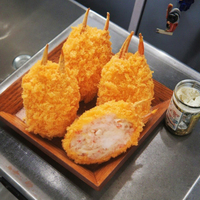 Repas préparé congelé à haute satiété prêt à frire crabe surimi pané Chikuwa congelé pour épicerie