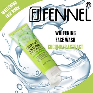 Nettoyant visage blanchissant à l'huile naturelle de fenouil 100ml, extrait de concombre, vitamines naturelles du concombre pour éclaircir les taches brunes en douceur - Product Image 6