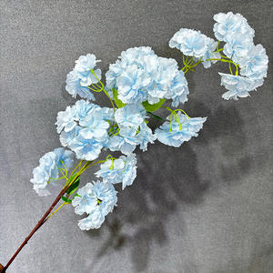 YH007 a buon mercato blu <span class=keywords><strong>serie</strong></span> fiore matrimonio fiori fiori blu reale fiori fiori di ciliegio rami fiori artificiali decorazione fiore - Product Image 1