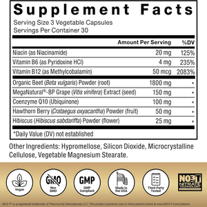 High quality Private Label Organic Beet Root Health Food support heart health & boost energy capsule - Product Image 5