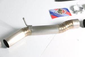 Titanium Blauw Verbrand Uitlaatsysteem Voor Mitsubishi Lancer Evo X Evo10 4b 11T - Product Image 4