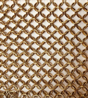 Malla Metálica Circular Entrelazada de Acero Inoxidable Ligero, Flexible y Suave, Venta al Por Mayor del Fabricante