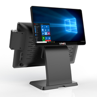 Système de point de vente tactile VPOS T5 15,6 pouces en gros, caisse enregistreuse complète, machine Windows/Android/Linux, Wi-Fi 6, Bluetooth 5.2