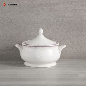 Vajilla de Porcelana Fina Nueva, Personalizable en Tamaño y Forma, Platos Blancos para Platos Principales, Juego de Vajilla para Restaurante - Product Image 4