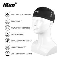 IRun personnalisé casque de cyclisme doublure amovible sueur intérieur chapeau moto tactique crâne casquette course Sport casque doublure crâne casquette