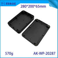 Boîtier de jonction étanche IP67 personnalisé 200*65*280mm pour capteur IoT, petite boîte électrique en ABS pour projet de capteur extérieur