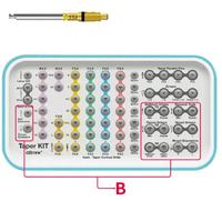 Kit de confection d'implants dentaires Osstem / Outil de réparation orale pour implants dentaires / Ensemble de forets pour implants
