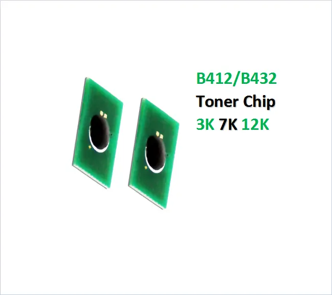 LW005 CK Super1 EUR 45807102 45807106 45807111 Cartridge Chip B412 Toner Cartridge Chip for OKI B412dn B432dn